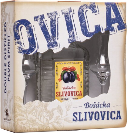 Bošacká Slivovica +2 poháre 0.7l