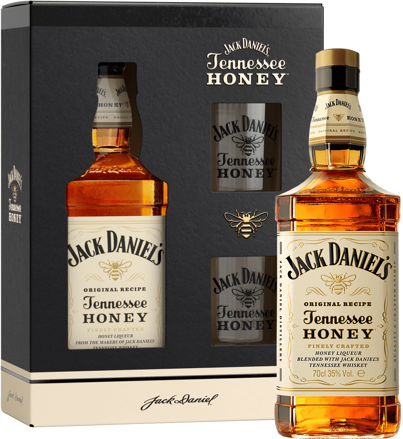 Jack Daniels Honey + 2 poháre