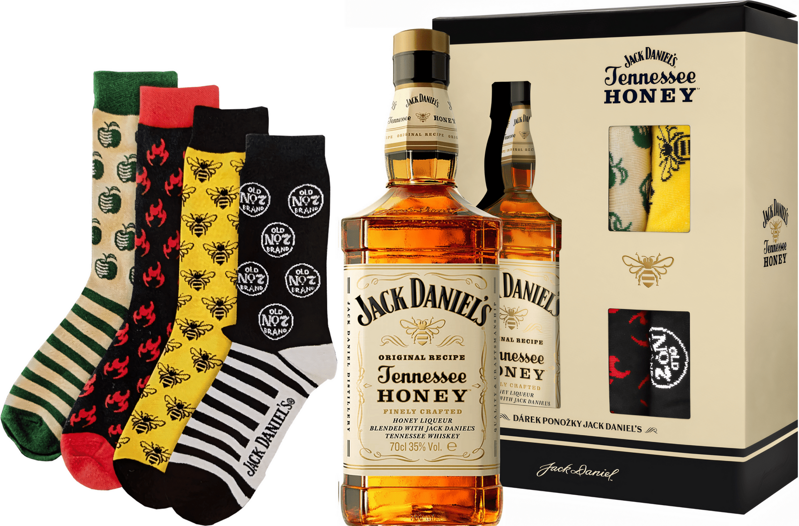 Jack Daniels Honey + ponožky Jack Daniels Honey + ponožky